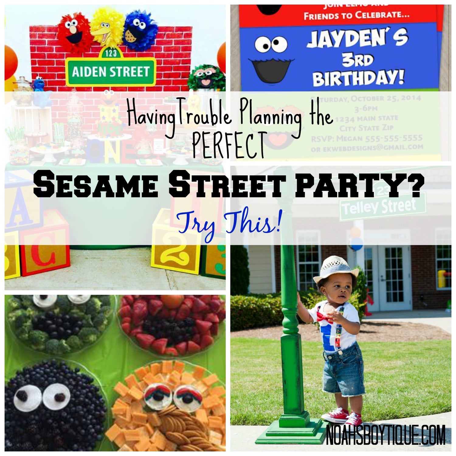 Sesame Street Party Ideas Boys Birthday Outfits Decorations