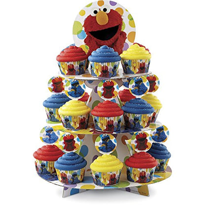 Wilton 1512-3470 Sesame Street Cupcake Tower, Multicolor