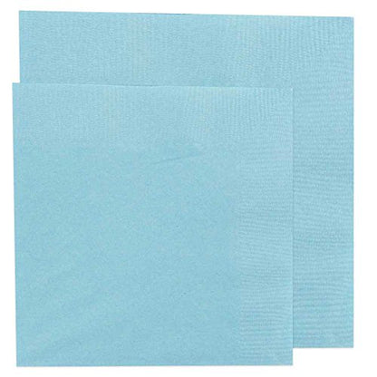 JAM Paper Party Supply Assortment Pack - Sea Blue - Plates (2 Sizes), Napkins (2 Sizes), Cups (1 pack) & Tablecloth (1 pack) - 6/pack