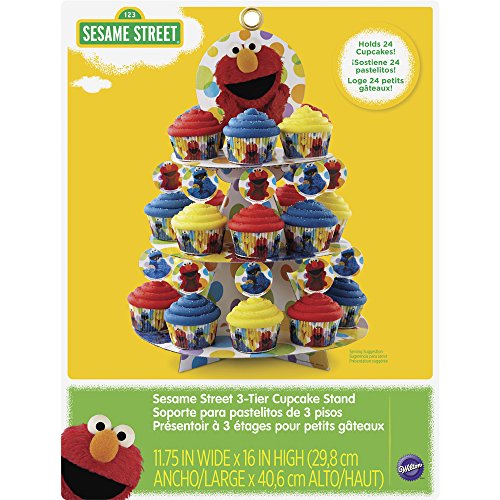 Wilton 1512-3470 Sesame Street Cupcake Tower, Multicolor