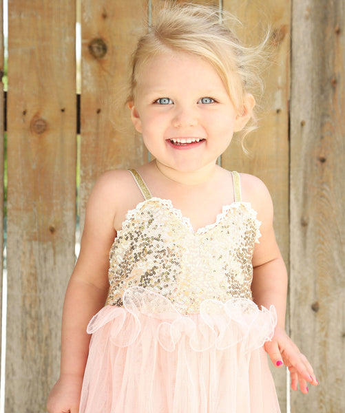 Tulle Ball Sleeveless Dresses Sequins Princess Children Baby Girl Clot ...