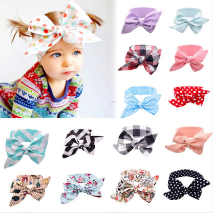 Baby Girl Headband Big Bow Headwrap 19 Color Choices