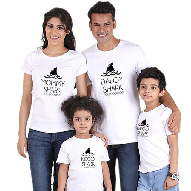 Baby Shark Family matching outfits father Mother of Dragons Babysaurus Whole Family Matching Shirts Funny