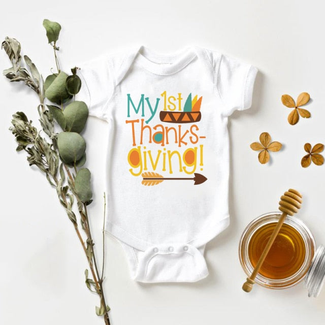 My Rolls are Homemade Bodysuit Funny Thanksgiving Outfit for Boys Girls My First Thanksgiving Onesie