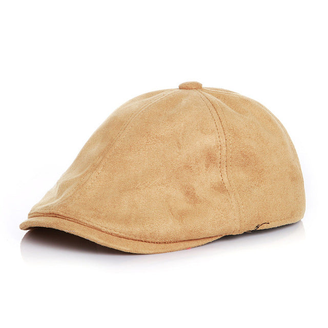 Toddler Boy Suede Newsboy Beret Hats