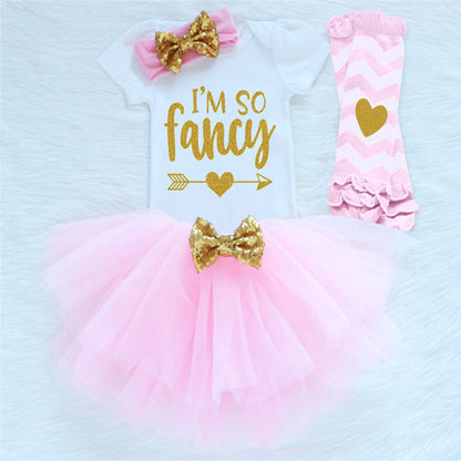 Girls First Birthday Tutu Outfit Sets Many Prints and Colors Available