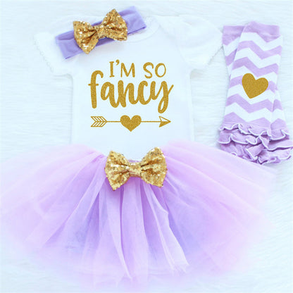 Girls First Birthday Tutu Outfit Sets Many Prints and Colors Available