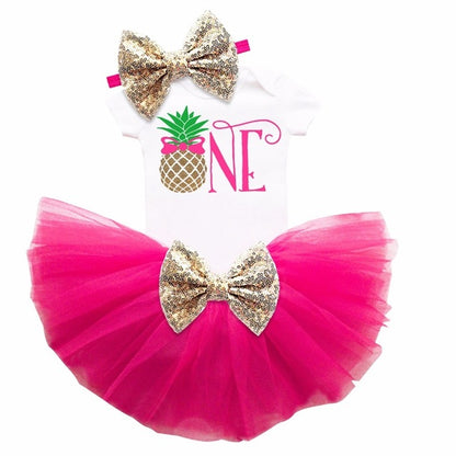 Girls First Birthday Tutu Outfit Sets Many Prints and Colors Available