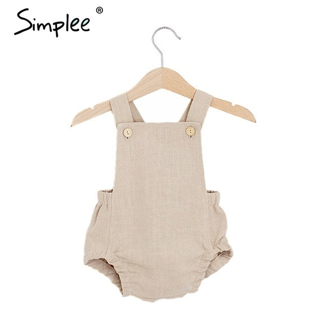 Mother and kids casual button dress Solid matching mom baby family clothes outfits beach dress Cute baby romper mom summer dress