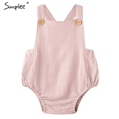 Mother and kids casual button dress Solid matching mom baby family clothes outfits beach dress Cute baby romper mom summer dress