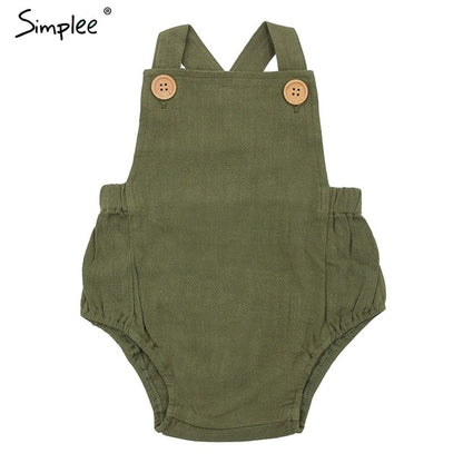 Mother and kids casual button dress Solid matching mom baby family clothes outfits beach dress Cute baby romper mom summer dress