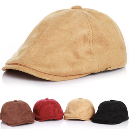 Toddler Boy Suede Newsboy Beret Hats